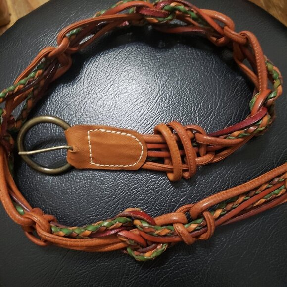 Carlos Falchi Leather Belt main image 11